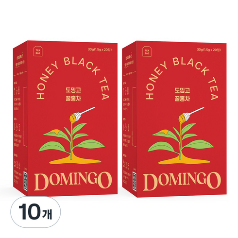 도밍고 꿀홍차, 1.5g, 20개입, 10개