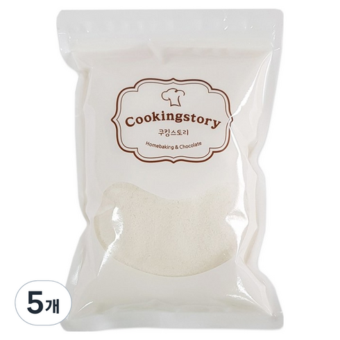 쿠킹스토리 건조 코코넛 분말, 500g, 5개