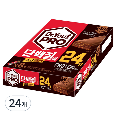 닥터유 프로 단백질바 초코클래식, 70g, 24개