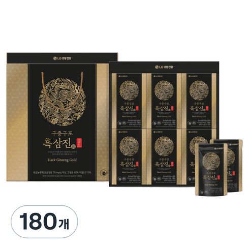 리튠 LG생활건강 리튠 구증구포 흑삼진 골드, 50ml, 180개