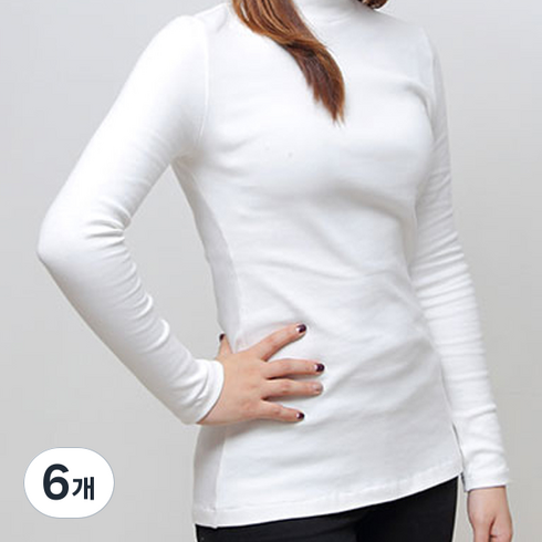 패턴인 여성 반목폴라 티셔츠 패턴시트 P499, 6개, 혼합 색상
