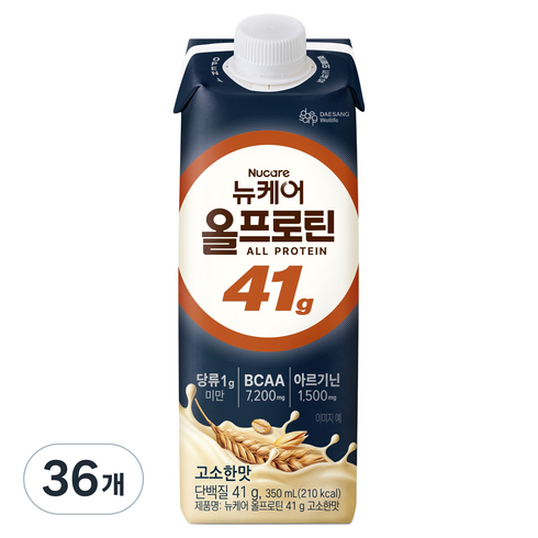 뉴케어올프로틴 고소한맛 41g, 36개, 350ml