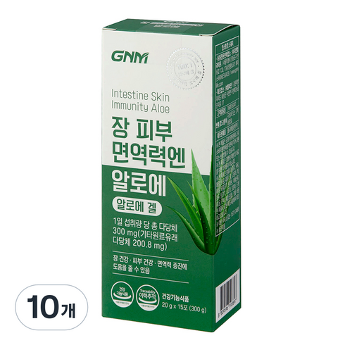자연의품격 면역력엔 알로에 15p, 300g, 10개