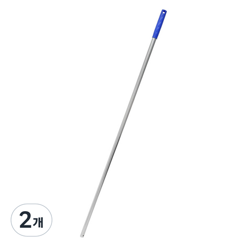 월드크린 고급 알루미늄 청소봉 150cm 랜덤발송, 2개, 혼합색상