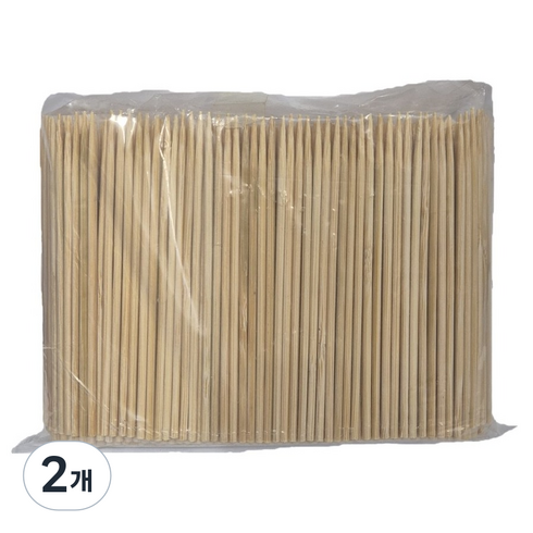 대나무꼬지10cm, 2개, 1000개입
