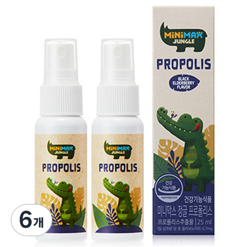 미니막스 정글 프로폴리스, 6개, 25ml