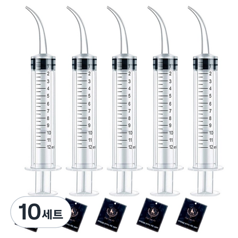 딩동펫 커브 소동물 피딩용 주사기 5p, 투명, 10세트
