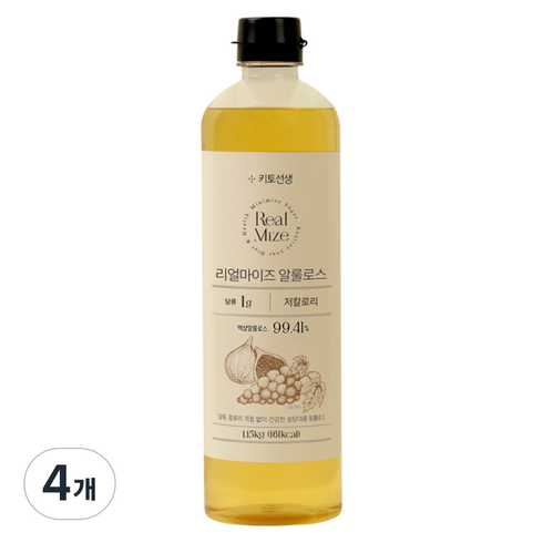 키토선생 리얼마이즈 액상 알룰로스, 1.15kg, 4개