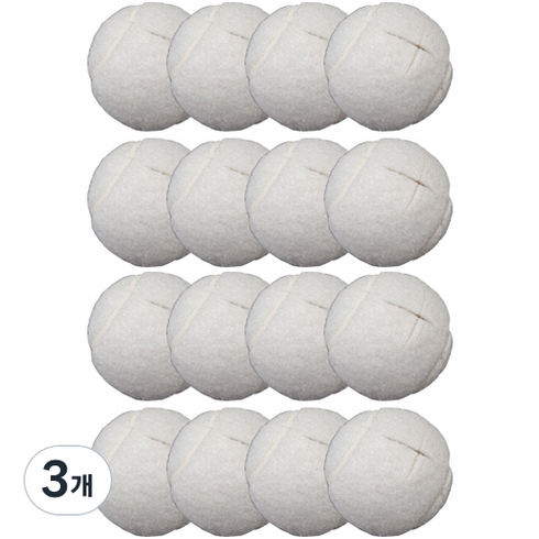 KI ecobe 테니스공 의자 발커버 16p, 화이트, 3개