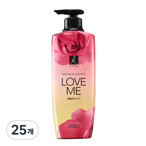 엘라스틴 퍼퓸 샴푸 러브 미, 600ml, 25개