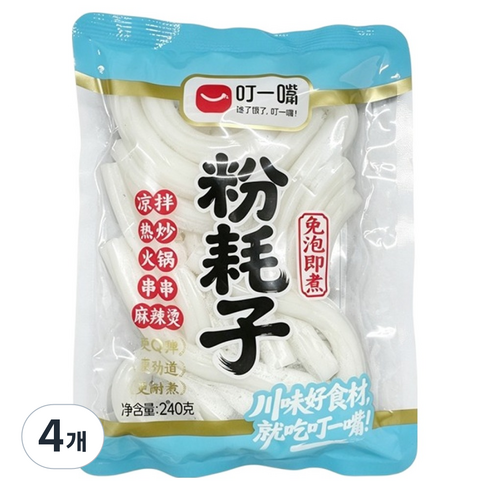딩이주이 분모자 당면, 240g, 4개