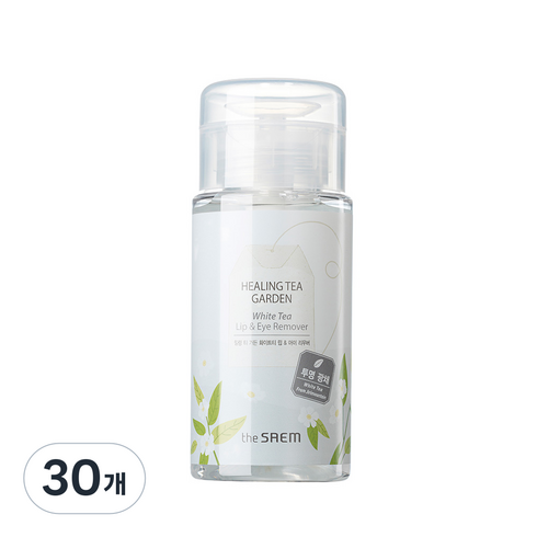 더샘 힐링 티 가든 화이트티 립 앤 아이 리무버, 150ml, 30개