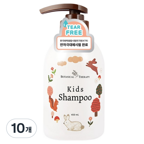 보타니컬테라피 티어프리 키즈 샴푸, 450ml, 10개