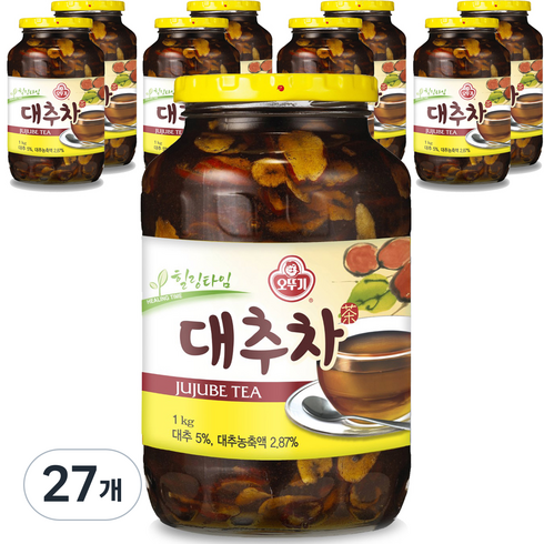 오뚜기 대추차, 1kg, 1개입, 27개