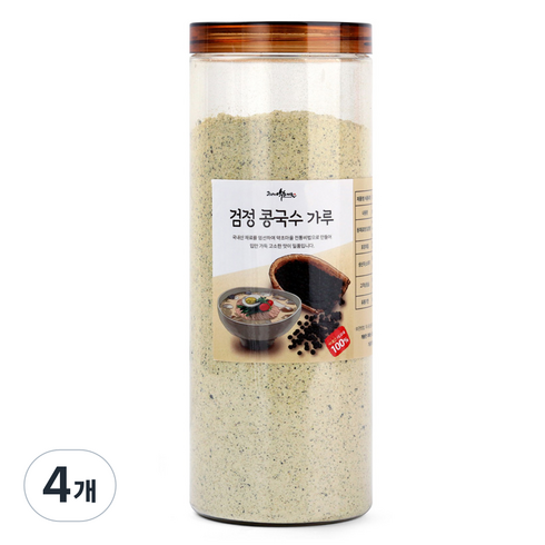 증안리약초마을 검정 콩국수 가루, 4개, 500g