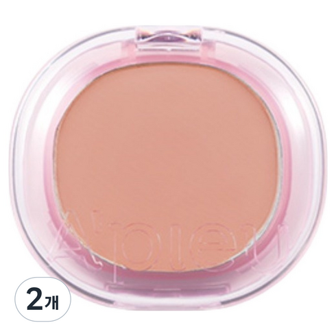 어퓨 과즙팡 파스텔 블러셔 3.7g, BR01 알밤코튼, 2개