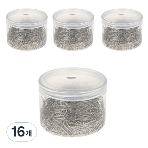 블루마토 스틸 클립1 원통케이스 28mm, 500개입, 16개