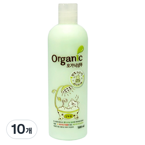 예삐 오가닉 단모용 고양이 전용 샴푸, 500ml, 1개입, 10개