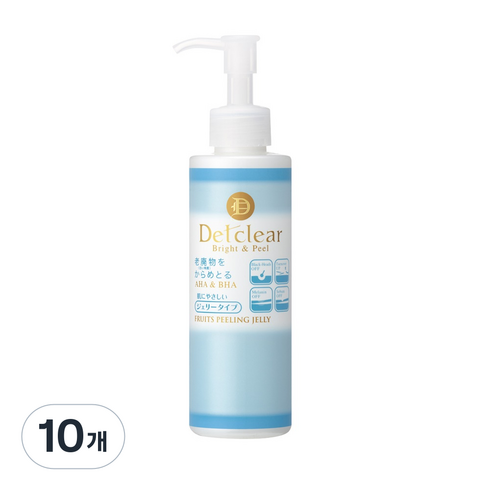 데트클리어 필링젤 무향, 180ml, 10개