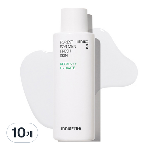 이니스프리 포레스트 포맨 프레시 스킨, 10개, 180ml