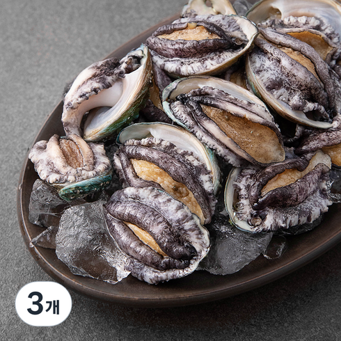 아라보감 산소 품은 국산 전복 500g, 500g(꼬마,17-25미), 3개