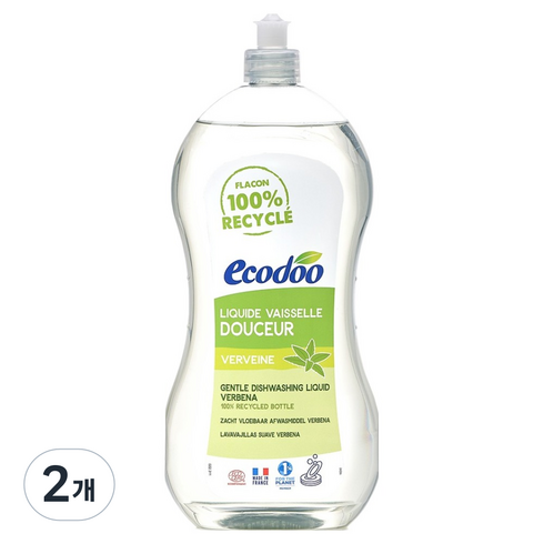 에코두 주방세제 버베나, 1L, 2개