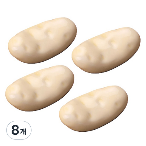 감자 세라믹 젓가락 받침 홀더, 아이보리, 8개