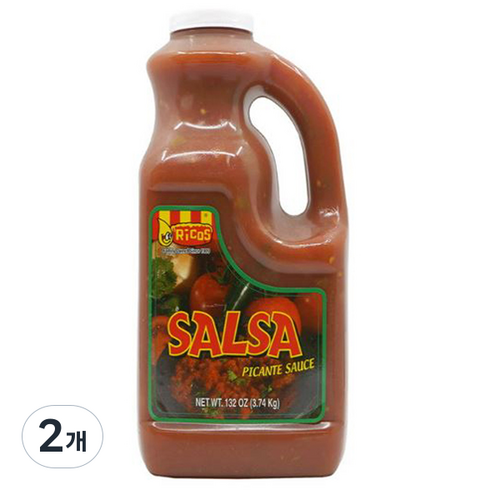 리코스 피칸테 살사소스, 3.74kg, 2개