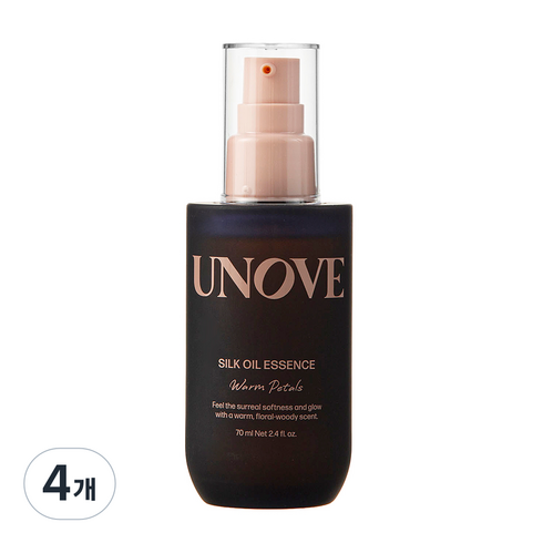 어노브 실크 오일 에센스 웜페탈, 70ml, 4개