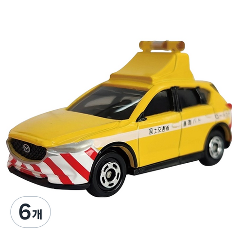 토미카 93 마츠다 CX-5 도로 경찰차 작동완구, 혼합색상, 6개