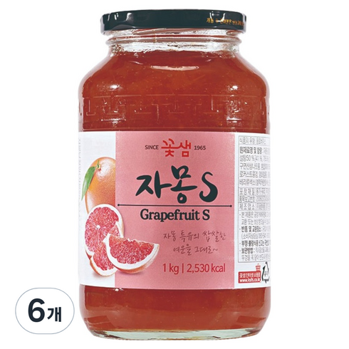 꽃샘 자몽S, 1kg, 1개입, 6개