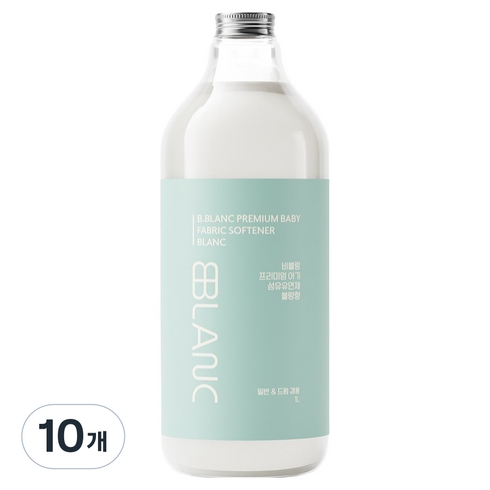 비블랑 유아 섬유유연제 블랑향, 1L, 10개
