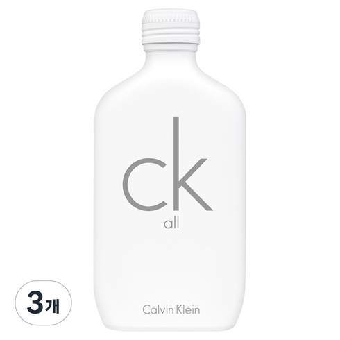 캘빈클라인 CK all 오 드 뚜왈렛, 100ml, 3개