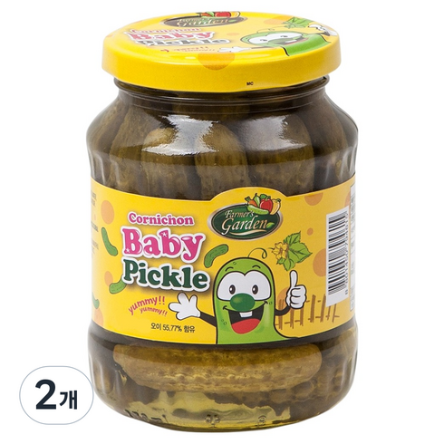 파머스가든 베이비 피클, 2개, 340g