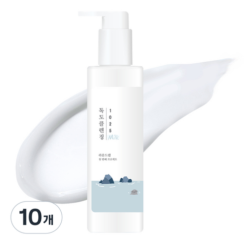 라운드랩 1025 독도 클렌징 밀크, 200ml, 10개