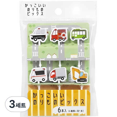 마루끼 자동차픽 세트 MP174, 6개입, 3세트