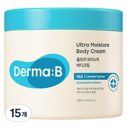 더마비 울트라 모이스처 바디크림, 430ml, 15개