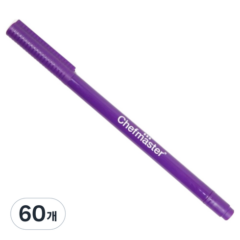 셰프마스터 식용색소 펜 바이올렛, 60개, 1.8g