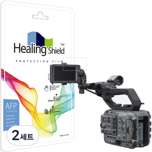 힐링쉴드 소니 올레포빅 고광택 액정보호필름 2p 세트, ILME-FX6, CLEAR, 2세트
