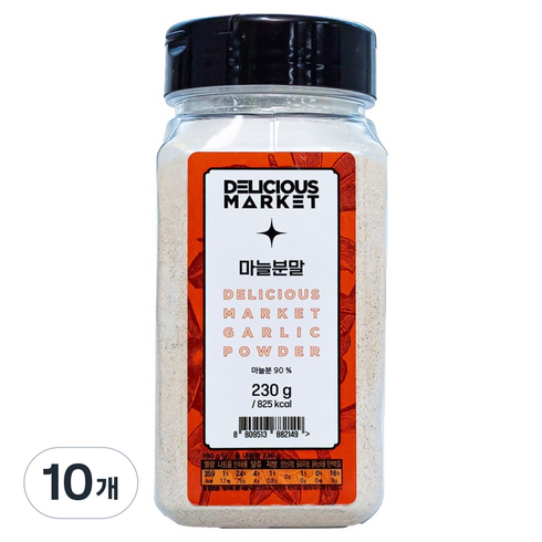 딜리셔스마켓 마늘 분말, 10개, 230g