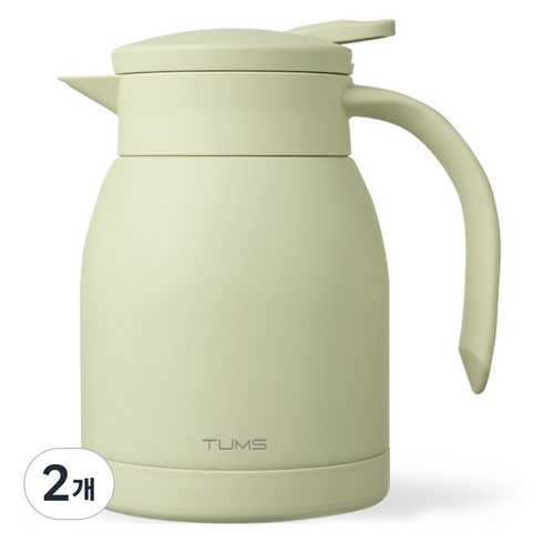 텀스 뉴 비비엔느 보온보냉 주전자, 600ml, 애플그린, 2개