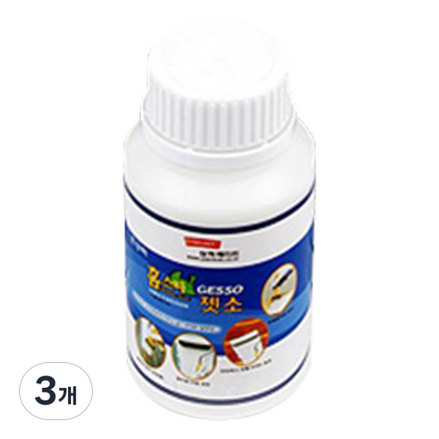 페인트포 초강력 만능 홈스타 젯소, 1L, 3개