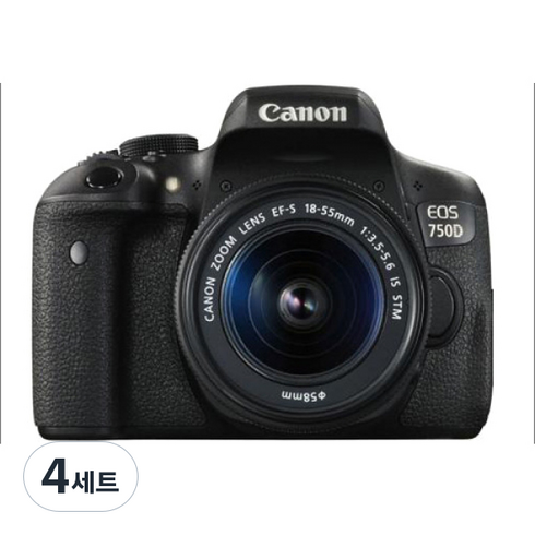 스코코 캐논 EOS 750D용 올레포빅 액정보호필름 2p 세트, 4세트