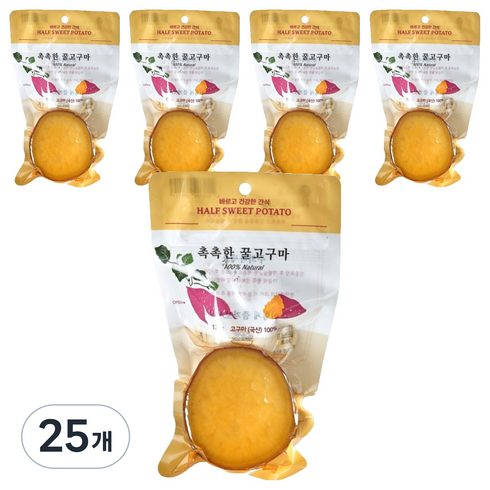 한울푸드 촉촉한꿀고구마, 120g, 25개