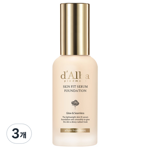 [비건뷰티] 달바 스킨 핏 세럼 파운데이션 30ml, 3개, 21호