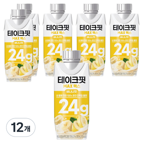 테이크핏 맥스 드링크믹스 RTD, 250ml, 12개