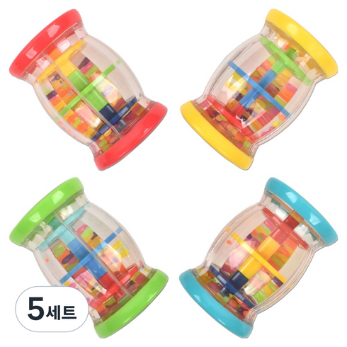 오즈 레인메이커 마라카스 악기 4종 세트, 빨강, 노랑, 초록, 파랑, 5세트
