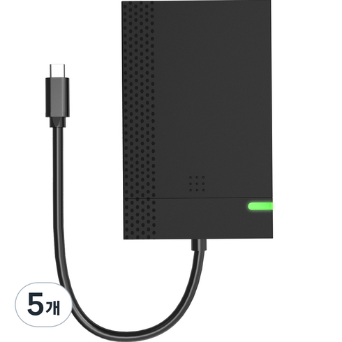 퀄리티어슈런스 USB3.1 Type C 외장 케이스 C타입 SSD HDD 6TB지원 126 x 80 x 15 mm, Q6G SSDTYPEC, 5개, 6TB