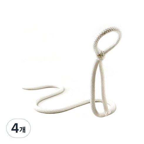 알럽홈 로프 인테리어 와인 거치대, 화이트, 4개