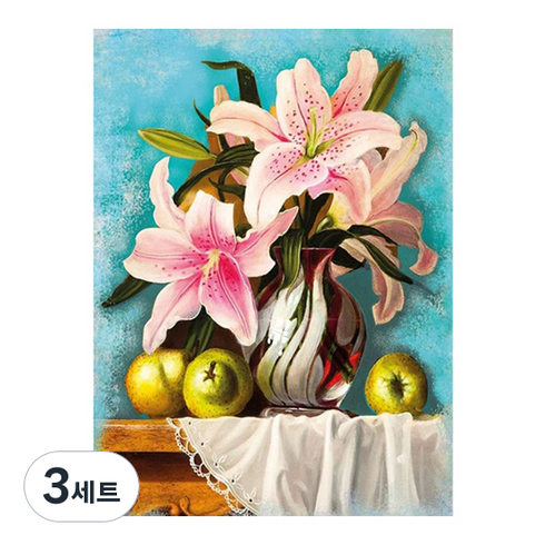 데이소이 미스테리 판타지 DIY 보석십자수 세트 20 x 30 cm, 11 릴리, 3세트